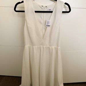 Urban Outfitters Plunging Textured Dress